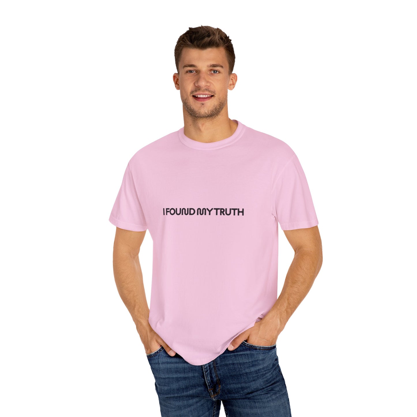 Unisex Garment-Dyed T-shirt - My Truth series on Popnet