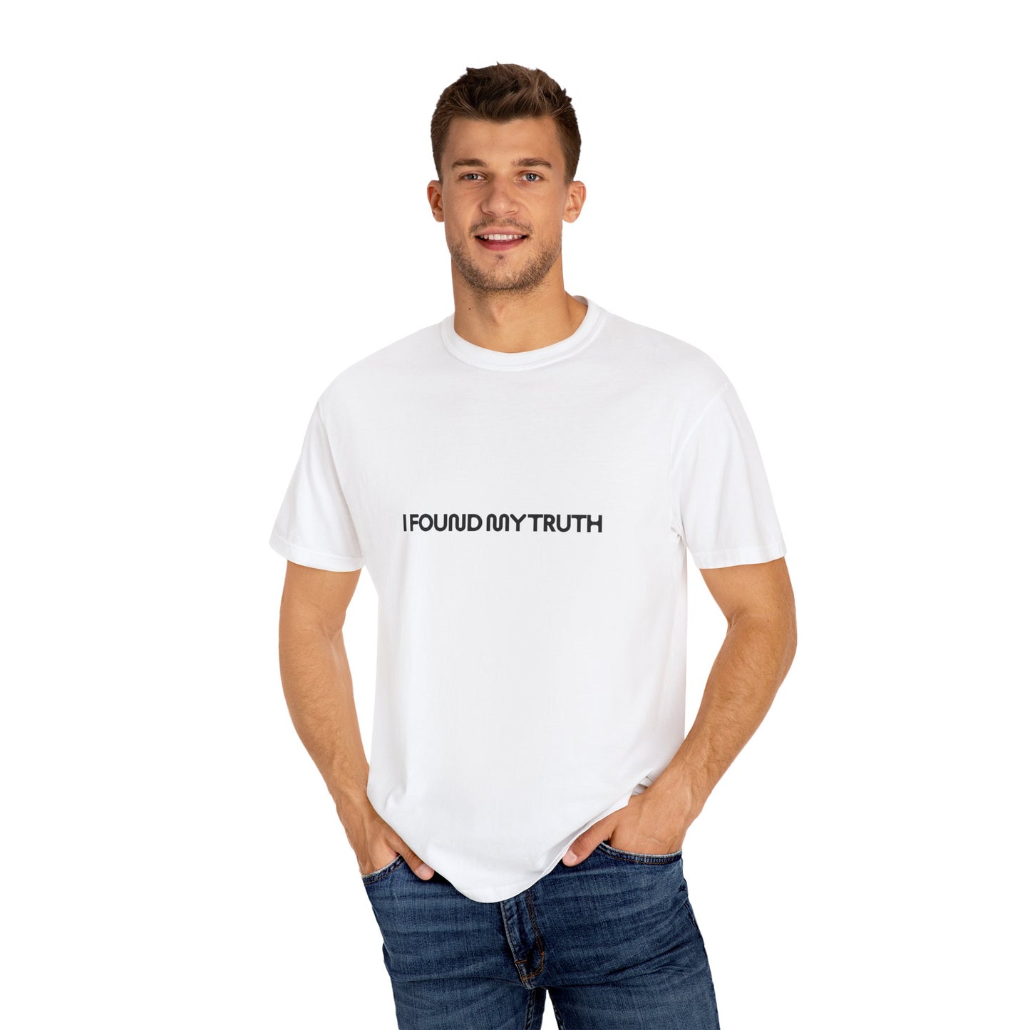 Unisex Garment-Dyed T-shirt - My Truth series on Popnet