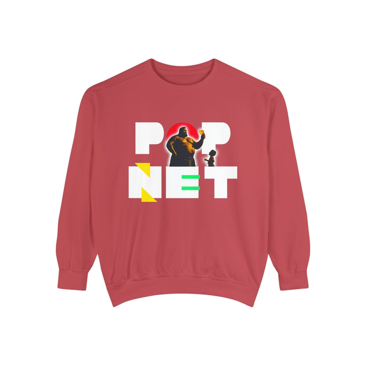 Unisex Garment-Dyed Sweatshirt - Crunch Series on Popnet