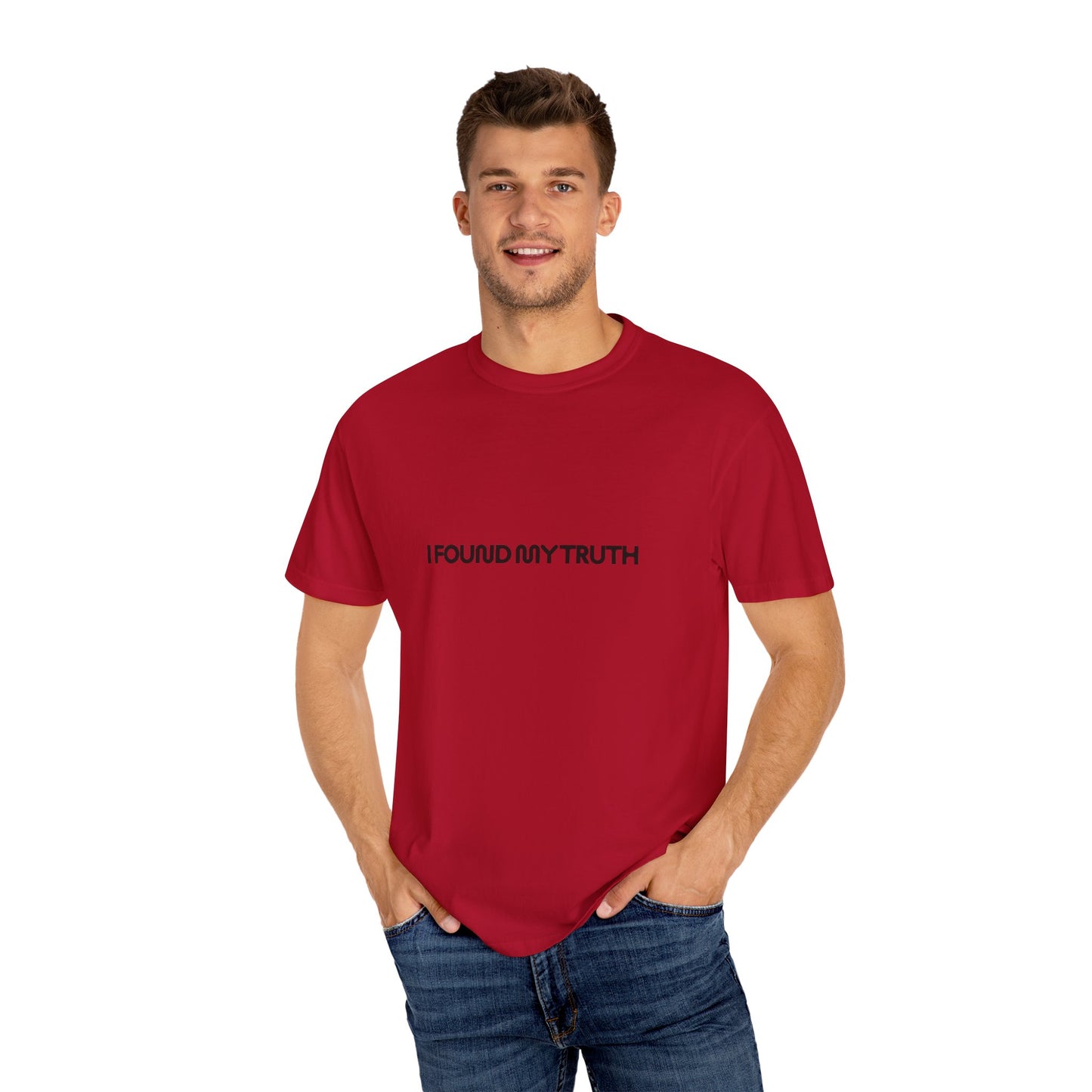 Unisex Garment-Dyed T-shirt - My Truth series on Popnet