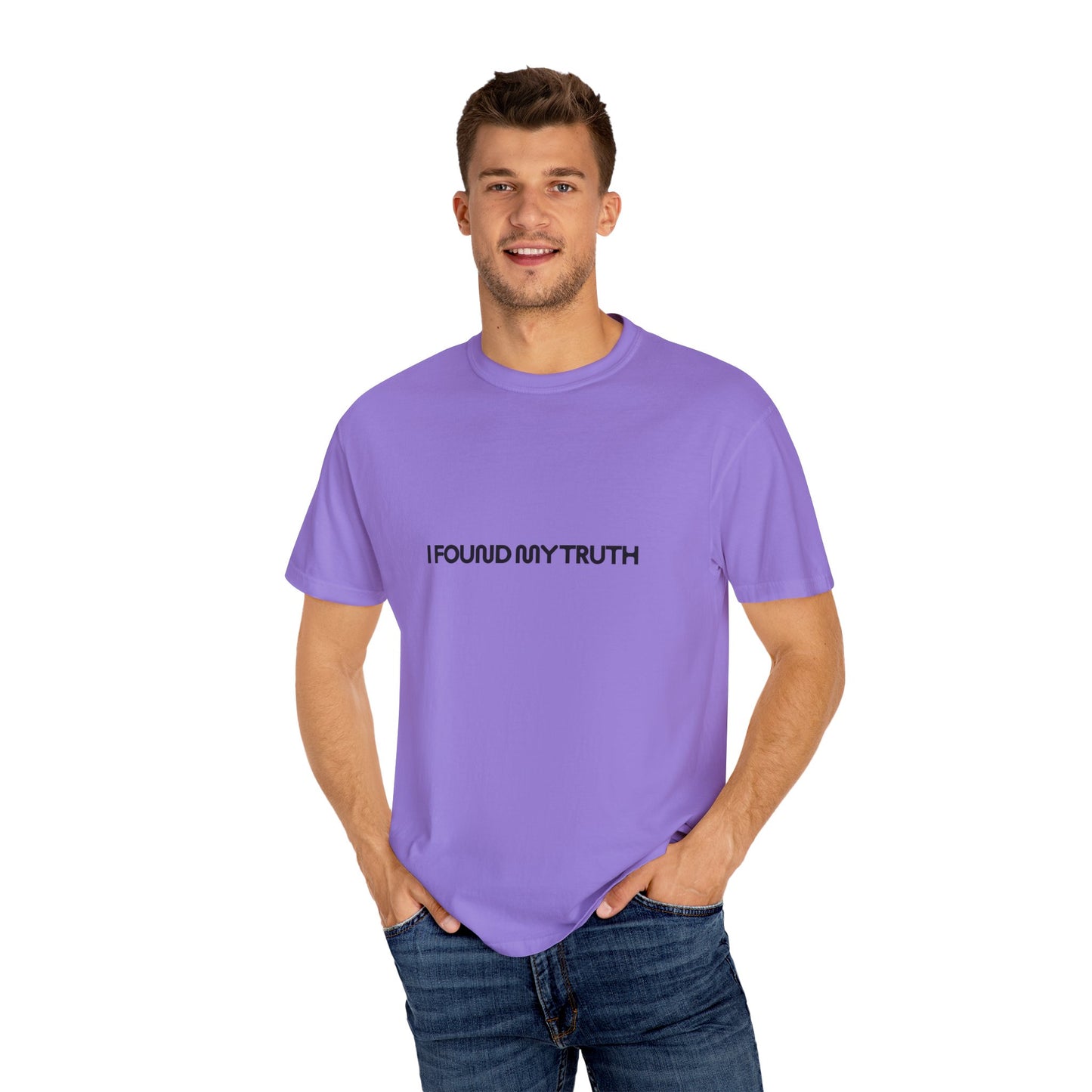 Unisex Garment-Dyed T-shirt - My Truth series on Popnet