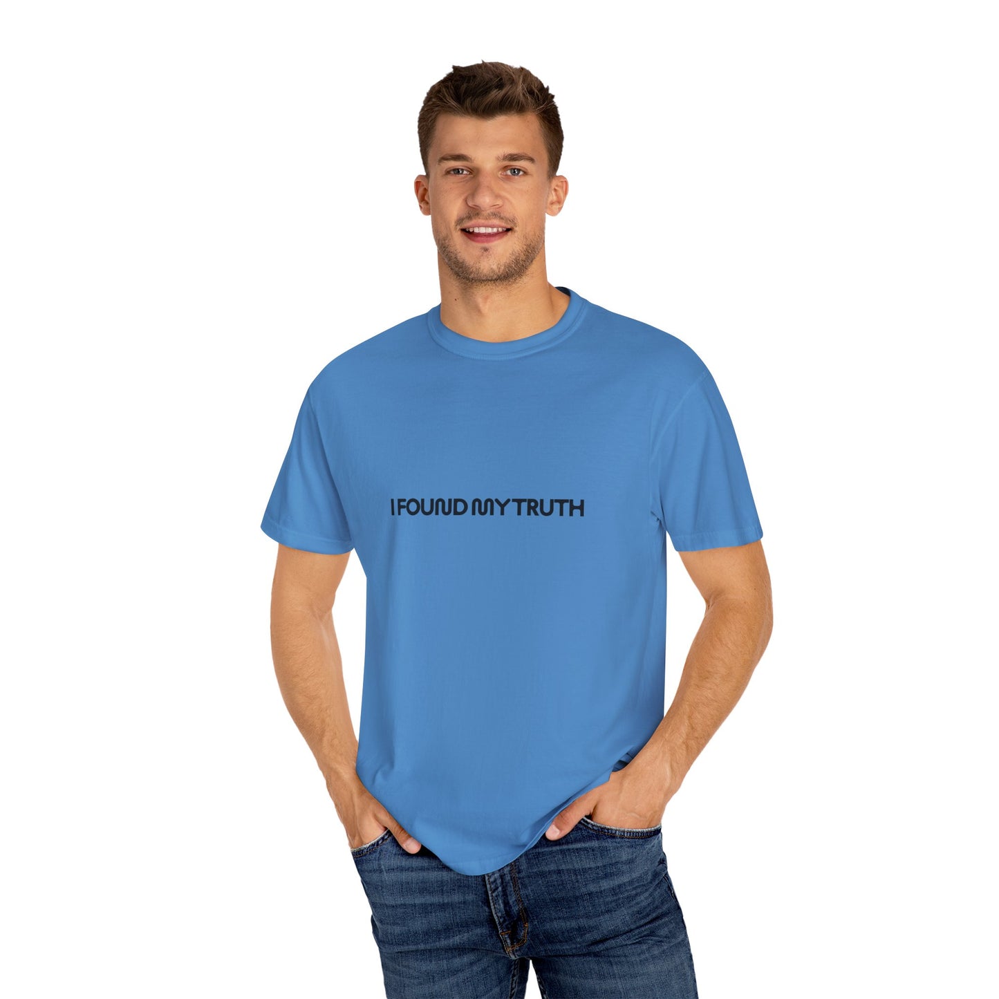 Unisex Garment-Dyed T-shirt - My Truth series on Popnet