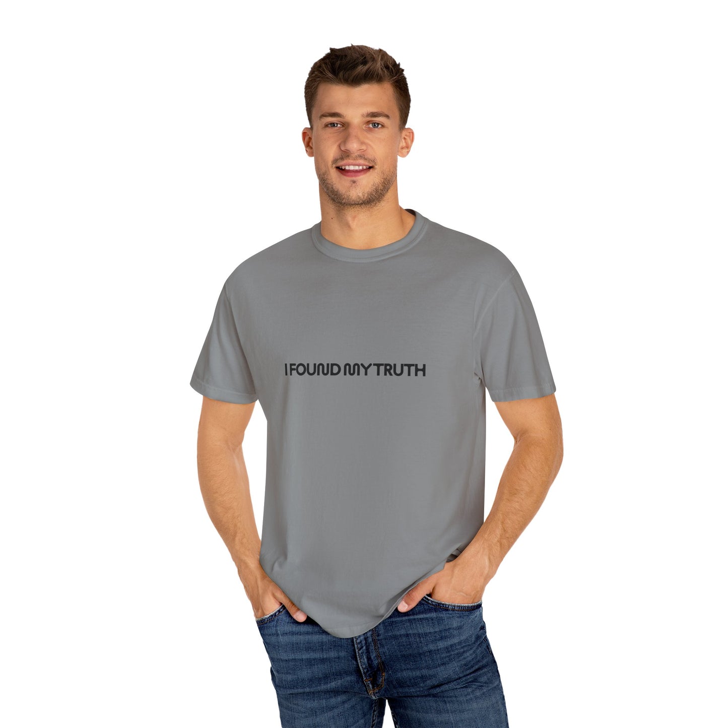 Unisex Garment-Dyed T-shirt - My Truth series on Popnet