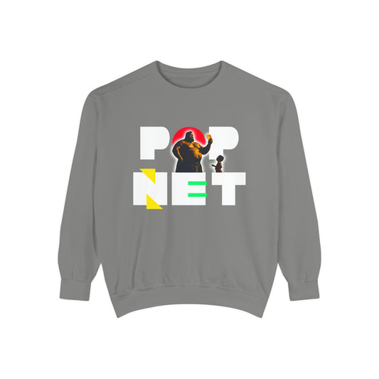 Unisex Garment-Dyed Sweatshirt - Crunch Series on Popnet