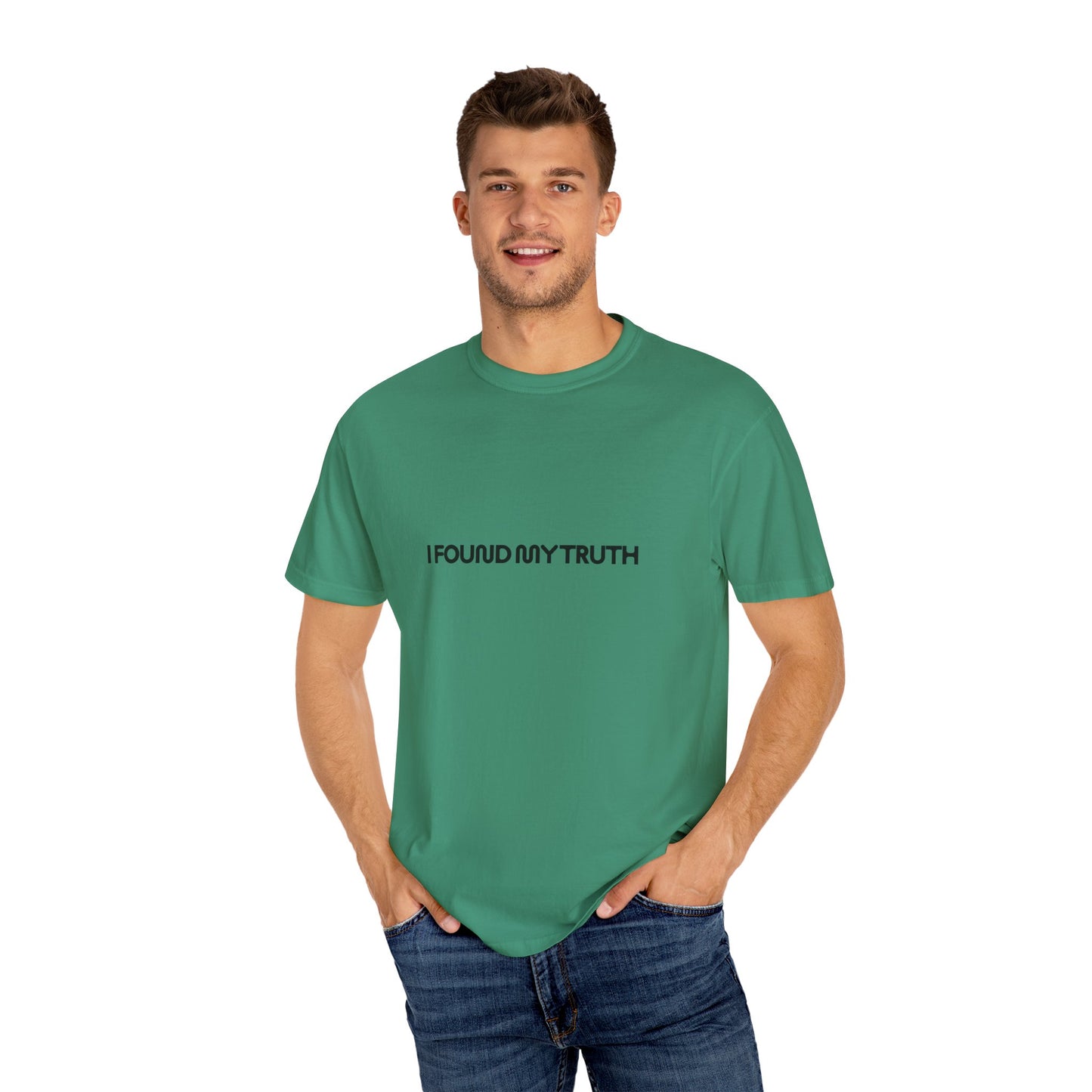 Unisex Garment-Dyed T-shirt - My Truth series on Popnet